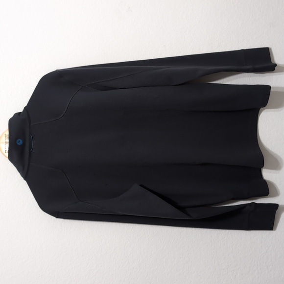 Marmot Gray Blue Hanging Rock Top 1/2 Zip Mock Neck Pullover Men's size Large - Picture 6 of 8